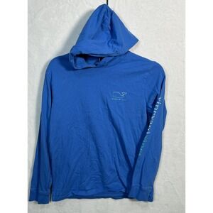 Vineyard Vines Long Sleeve Hoodie Blue Hood Hoodie‎ Hooded Youth Large